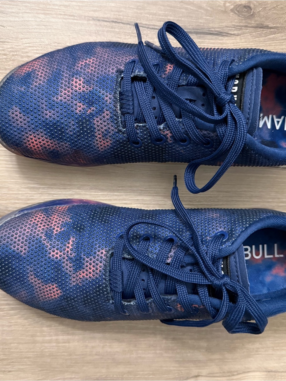 NOBULL Navy Blue with Coral Accent Training Shoes- Great for Weight Training!